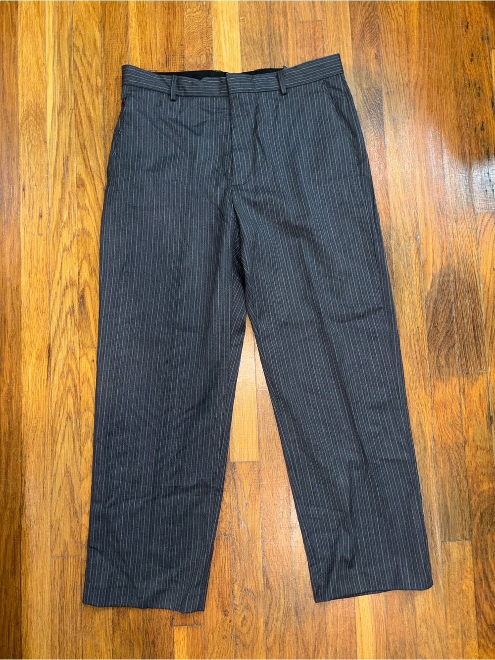 Banana Republic Black & White Pinstripe Dress Pants